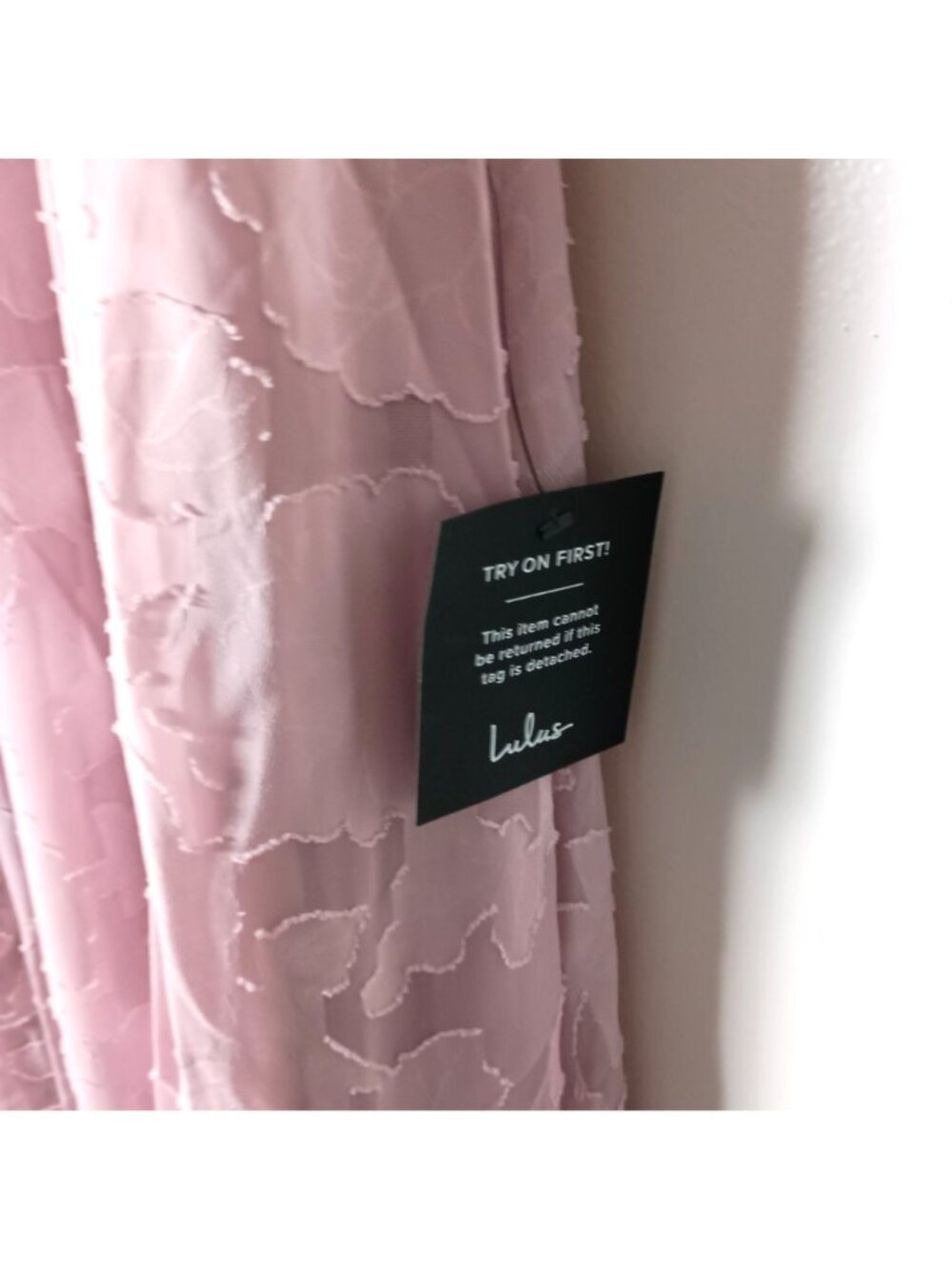 Lulus Love Beyond Mauve Burnout Floral Maxi Dress Women M NWT Wedding Guest - Picture 11 of 12